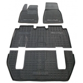 Автомобільні килимки в салон для Tesla Model X (7місць) Автомобільні килимки в салон для Tesla Model X (7місць)
