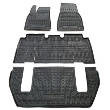 Автомобільні килимки в салон для Tesla Model X (7місць)