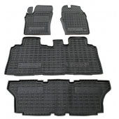 Автомобільні килимки в салон для Toyota Previa (2000-2005) (6-7місць)