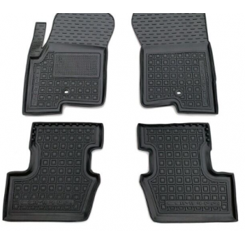 Автомобільні килимки в салон для Jeep Compass (2011-2016) Var. 1 ( Водійський ковер з 1 фіксатором )