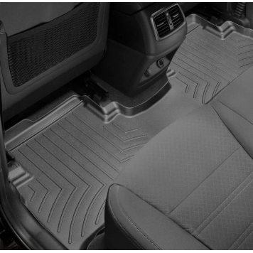 Коврики черные в салон Kia Sorento 2015- с бортиком задние - Weathertech-1
