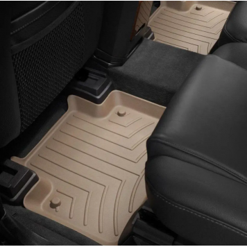Коврики какао в салон Volvo XC90 2003-14 с бортиком, задние - Weathertech-1