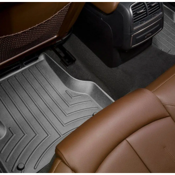 Коврики в салон черные Audi A6 2012- с бортиком, задние - Weathertech-1