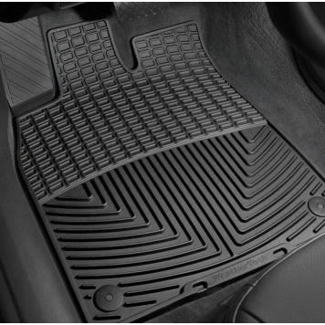 Коврики в салон черные Audi A6 2012- с бортиком, передние - Weathertech-1