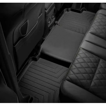 Коврики в салон Audi Q7 2016-/Audi Q8 2018- с бортиком, задние - Weathertech-1