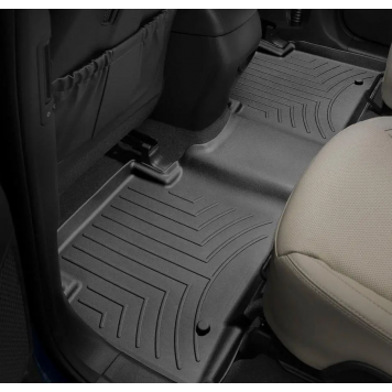 Килимки в салон Hyundai Santa Fe 2012- з бортиком задні - Weathertech-1