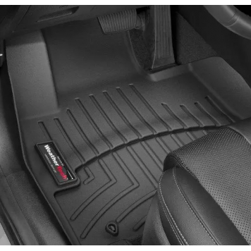 Килимки в салон Hyundai Santa Fe 2019- з бортиком передні - Weathertech-1