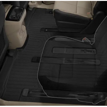 Коврики в салон Tesla Model X 2016-19 с бортиком, задние - Weathertech-1