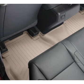 Килимки в салон Toyota Tundra 2014-2019, Double Cab з ящиком, з бортом, задні - Weathertech-1