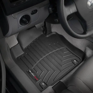Килимки в салон Volkswagen Golf 5/6/Jetta 2004-2012, з бортом, передні, овальне кріплення - Weathertech-1