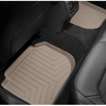 Килимки в салон Volkswagen Passat B7/B8, USA 2012-, з бортом, задні - Weathertech-1