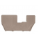 Килимки в салон BMW X7 2019-, 3 ряд, з бортом, задні - Weathertech