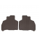 Килимки в салон BMW X7 2019-, 6 місць, з бортом, задні - Weathertech