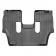 Килимки в салон Dodge Durango 2011-, 3 ряд, 6 місць, з бортом, задні - Weathertech