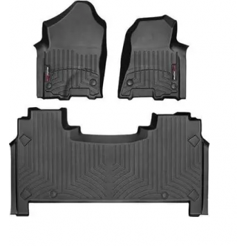 Килимки в салон Dodge Ram 1500 2019- з ящиком під заднім диваном, задні - Weathertech