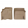 Килимки в салон Toyota Sequoia/Tundra 2007-2012, з бортом, передні - Weathertech