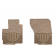 Килимки в салон Mitsubishi Outlander XL 2007- з бортиком передні - Weathertech