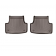 Коврики в салон Volkswagen Golf 7/Audi A3 2013-, с бортом, задние - Weathertech