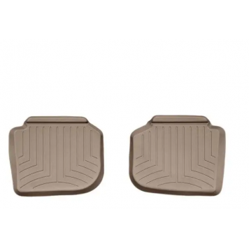 Килимки в салон Volkswagen Passat B7/B8, USA 2012-, з бортом, задні - Weathertech