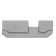 Килимки в салон Volkswagen Tiguan Allspace 2017-, 3 ряд, з бортом, задні - Weathertech