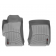 Килимки чорні в салон Subaru Impreza 2007-14 з бортиком, передні - Weathertech