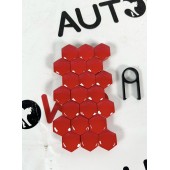 Ковпачки на болти гайки 17 мм (червоні) Ковпачки на болти гайки 17 мм (червоні)