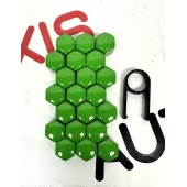 Ковпачки на болти гайки 17 мм (зелені) Ковпачки на болти гайки 17 мм (зелені)