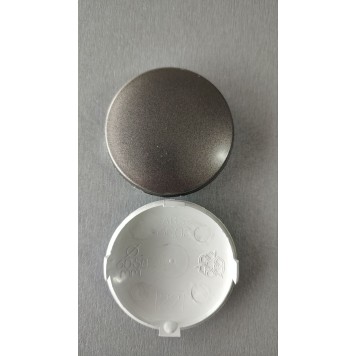 Колпачки на диски универсальные 60-58 мм графит опуклые-1