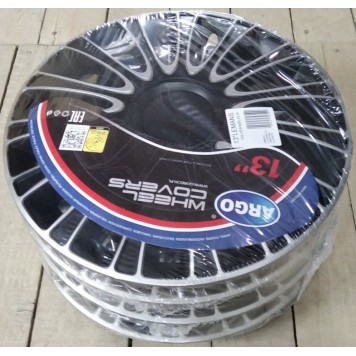 Ковпаки на колеса Argo Lemans Silver Black R13-1