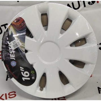 Ковпаки на колеса Jestic Aura White R16-1