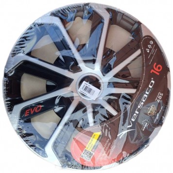 Ковпаки на колеса Elegant EVO black silver R16-1