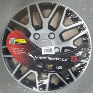Ковпаки на колеса Elegant Dakar Silver Black R13-1