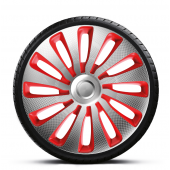 Ковпаки на колеса J-Tec Sepang Carbon Silver Red R16 Ковпаки на колеса J-Tec Sepang Carbon Silver Red R16