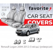 Чохли модельні Renault Logan 2004-2012 (5 місць) (універсал)