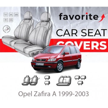 Чехлы модельные Opel Zafira A 1999-2003