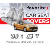 Чехлы модельные Peugeot 207 2006-2013 (хэтчбек)