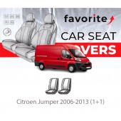Чохли модельні Citroen Jumper 2006-2013 (1+1) 