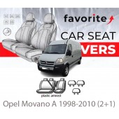 Чехлы модельные Opel Movano A 1998-2010 (2+1) Чехлы модельные Opel Movano A 1998-2010 (2+1)