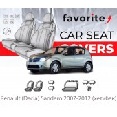 Чохли модельні Renault Sandero 2007-2012 (хетчбек) 