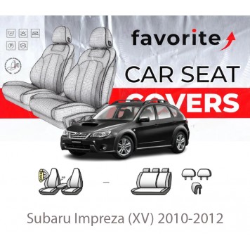 Чохли модельні Subaru Impreza (XV) 2010-2012