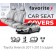 Чехлы модельные Toyota Avensis 2011-2015 (седан)