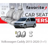 Чохли модельні Volkswagen Caddy 2015-2020 (1+1)