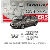 Чохли модельні Citroen C4 Grand Picasso 2006-2013 (7 місць) Чохли модельні Citroen C4 Grand Picasso 2006-2013 (7 місць)