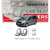 Чохли модельні Fiat Scudo (1+1) 2007-2015