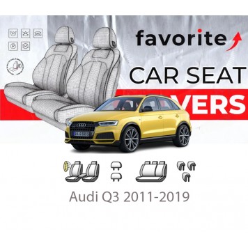 Чехлы модельные Audi Q3 2011-2019