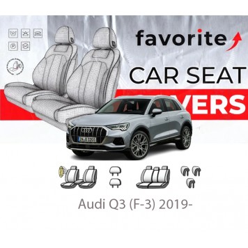 Чехлы модельные Audi Q3 (F-3) 2019-