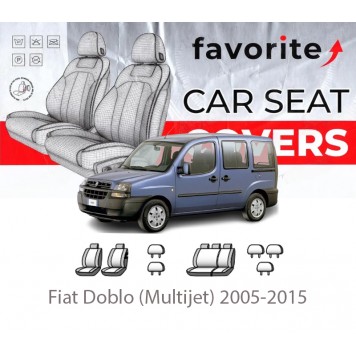 Чехлы модельные Fiat Doblo (Multijet) 2005-2015