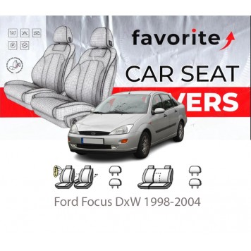 Чохли модельні Ford Focus DxW 1998-2004