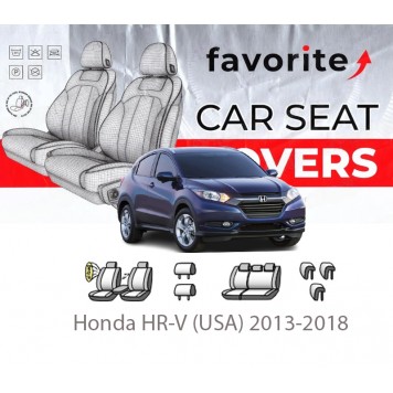Чохли модельні Honda HR-V (USA) 2013-2018