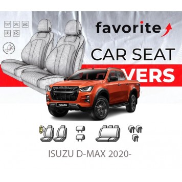 Чохли модельні ISUZU D-MAX 2020- 